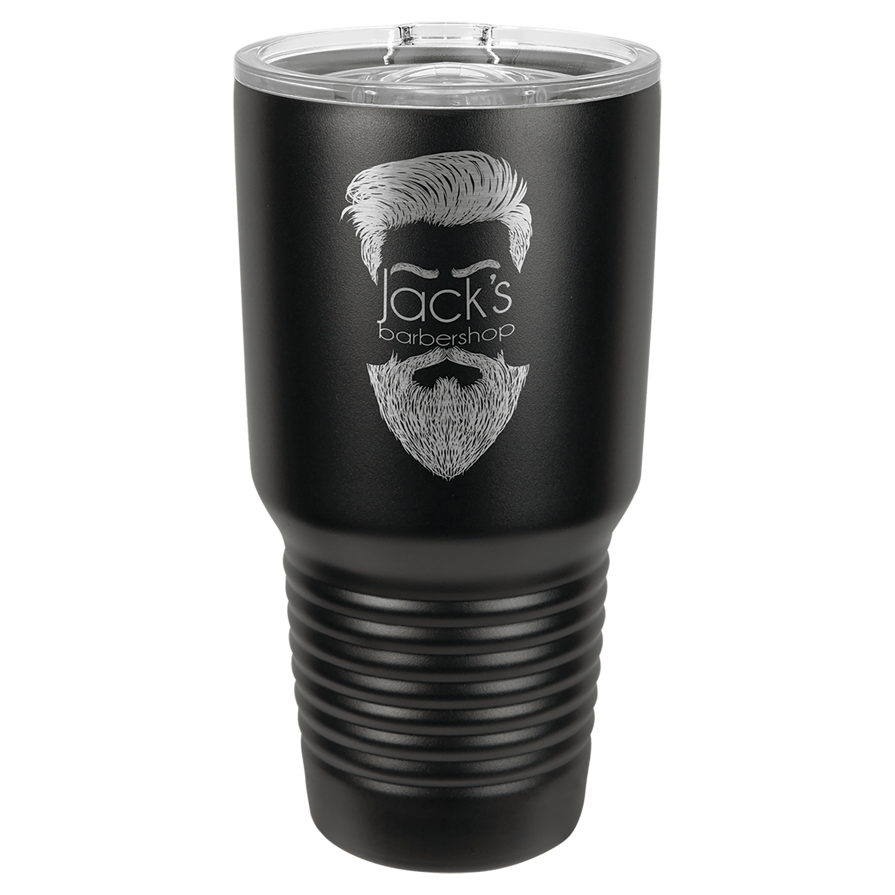 Polar Camel 30 oz. Full Black Ringneck Tumbler with Slider Lid