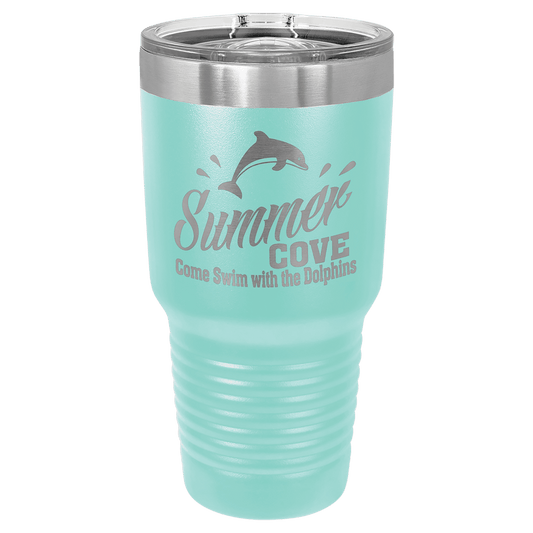 Polar Camel 30 oz. Teal Ringneck Tumbler with Slider Lid