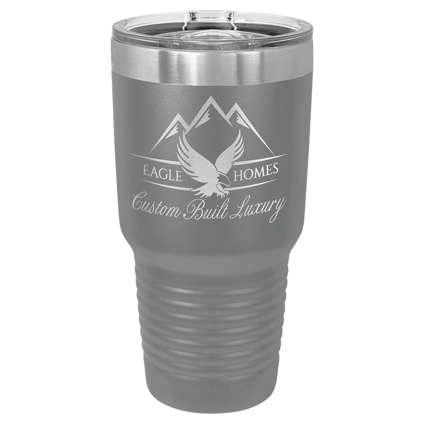 Polar Camel 30 oz. Dark Gray Ringneck Tumbler with Slider Lid