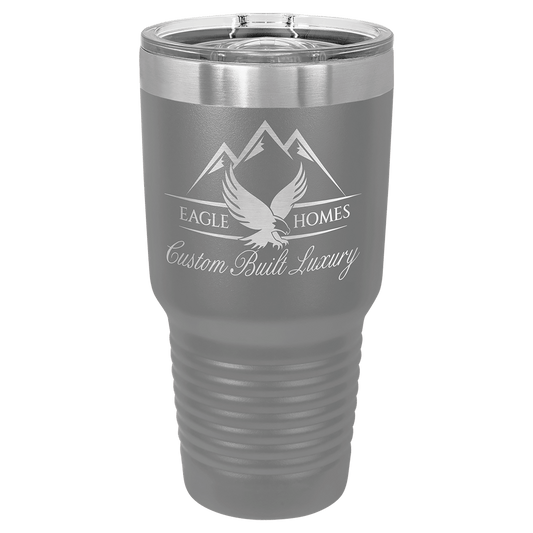 Polar Camel 30 oz. Dark Gray Ringneck Tumbler with Slider Lid