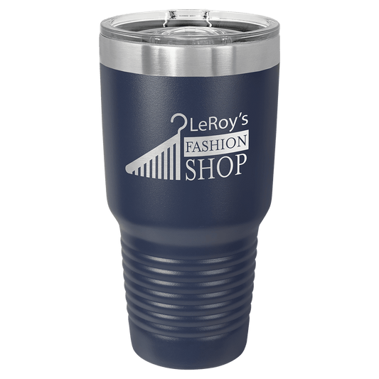 Polar Camel 30 oz. Navy Blue Ringneck Tumbler with Slider Lid