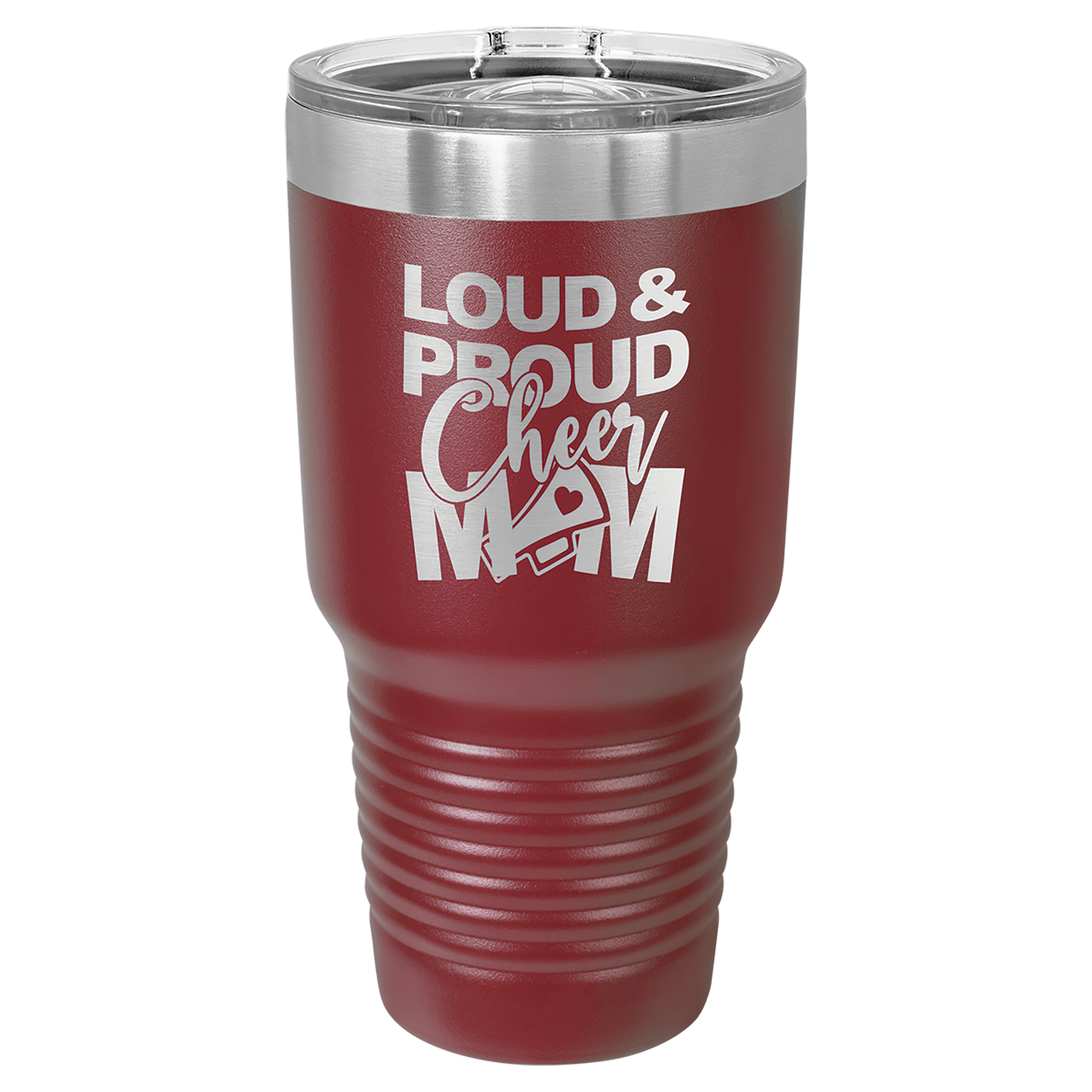 Polar Camel 30 oz. Maroon Ringneck Tumbler with Slider Lid