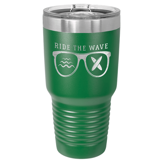 Polar Camel 30 oz. Green Ringneck Tumbler with Slider Lid