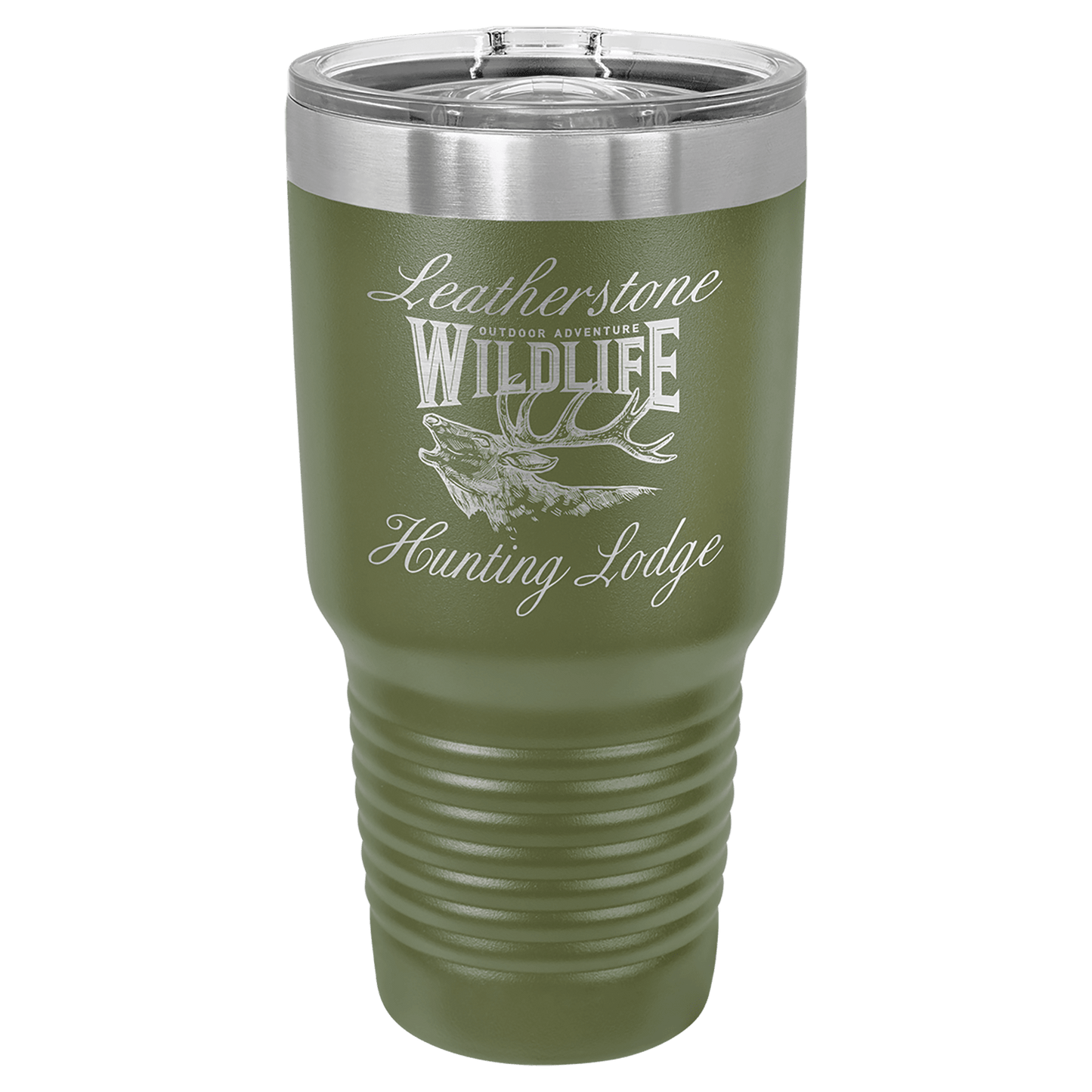 Polar Camel 30 oz. Olive Green Ringneck Tumbler with Slider Lid