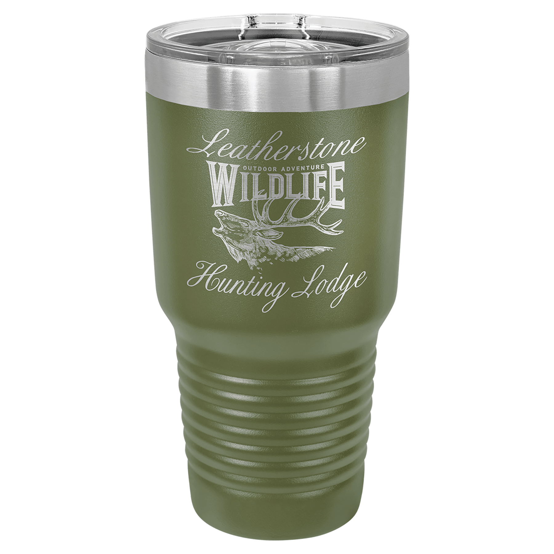 Polar Camel 30 oz. Olive Green Ringneck Tumbler with Slider Lid