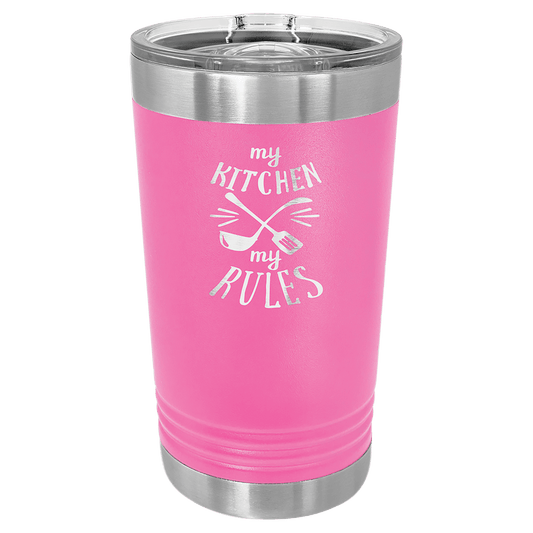 Polar Camel Pink 16 oz. Pint with Slider Lid