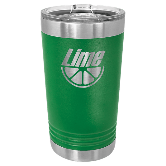 Polar Camel Green 16 oz. Pint with Slider Lid