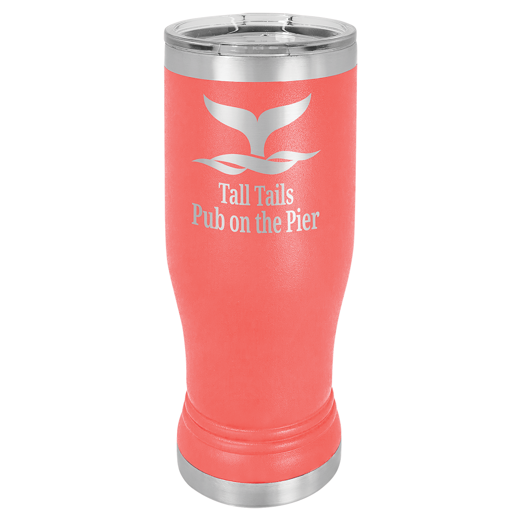 Polar Camel 14 oz. Coral Pilsner Tumbler with Standard Lid