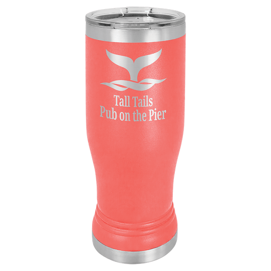 Polar Camel 14 oz. Coral Pilsner Tumbler with Standard Lid