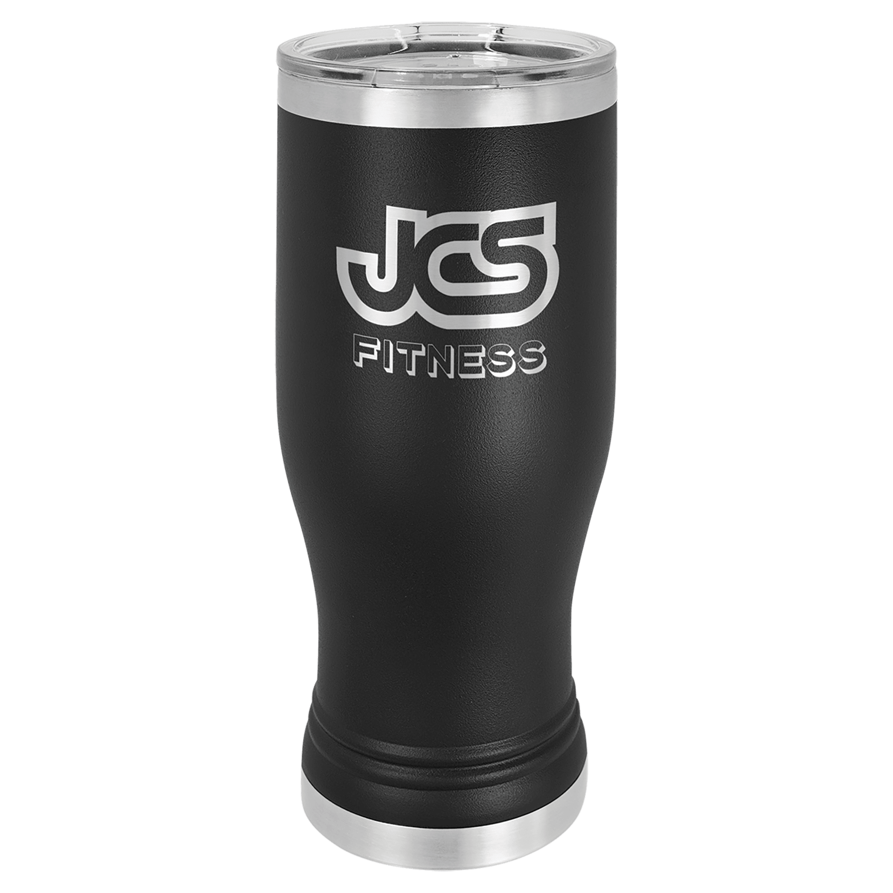 Polar Camel 20 oz. Black Pilsner Tumbler with Standard Lid