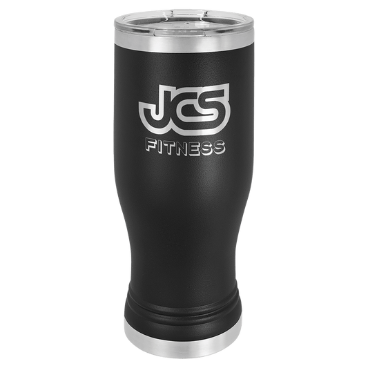Polar Camel 20 oz. Black Pilsner Tumbler with Standard Lid
