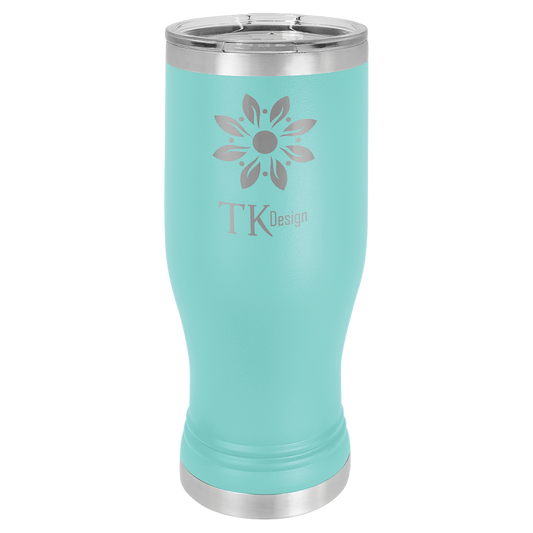 Polar Camel 20 oz. Teal Pilsner Tumbler with Standard Lid