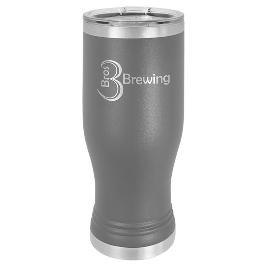 Polar Camel 20 oz. Dark Gray Pilsner Tumbler with Standard Lid