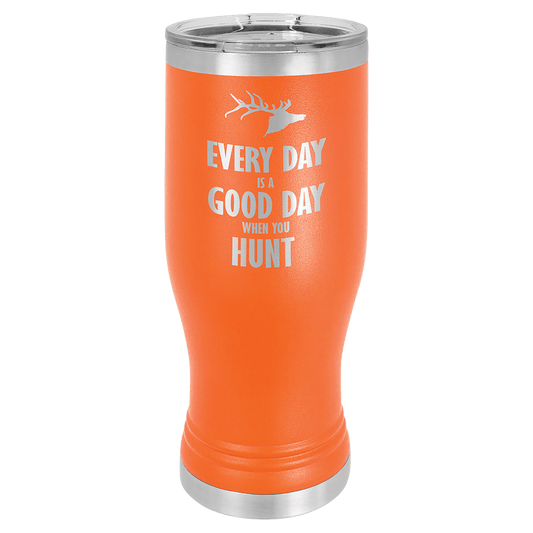 Polar Camel 20 oz. Orange Pilsner Tumbler with Standard Lid