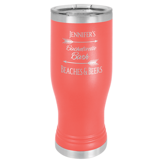 Polar Camel 20 oz. Coral Pilsner Tumbler with Standard Lid