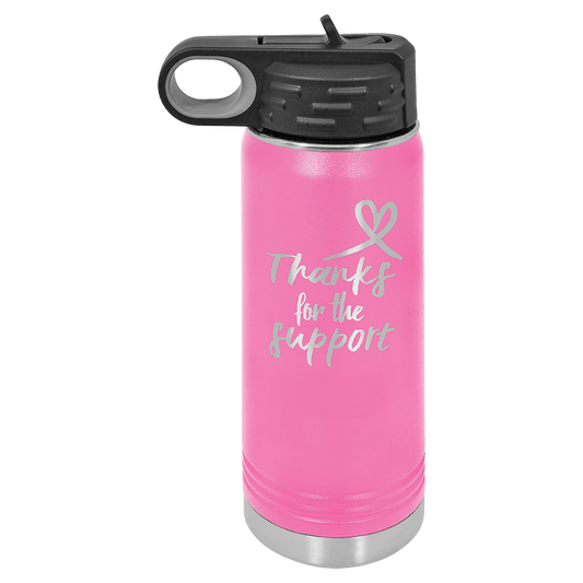 Polar Camel 20 oz. Pink Water Bottle