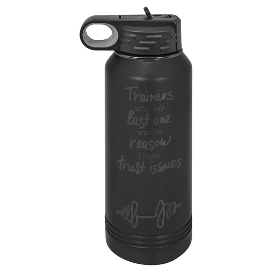 Polar Camel 32 oz. Black/Ghost Black Water Bottle
