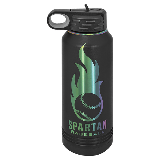 Polar Camel 32 oz. Black/Prism Water Bottle