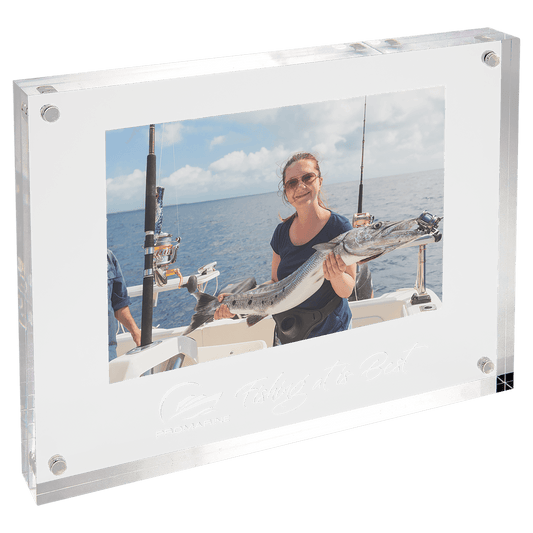 Clear Rectangle Magnetic Acrylic - 8" x 6"