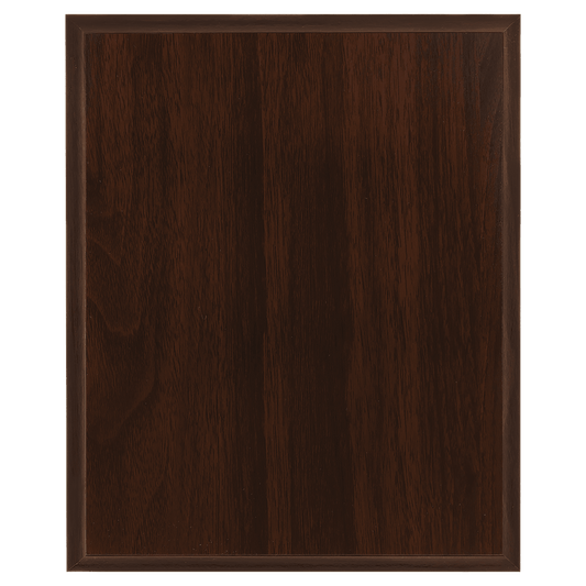 9" x 12" Mahogany Finish Plaque