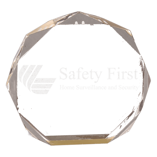 Gold Octagon Acrylic Award - 5"