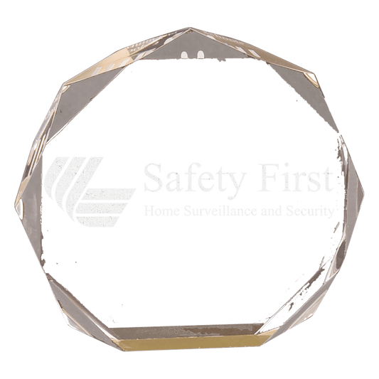 6" Gold Octagon Acrylic Award