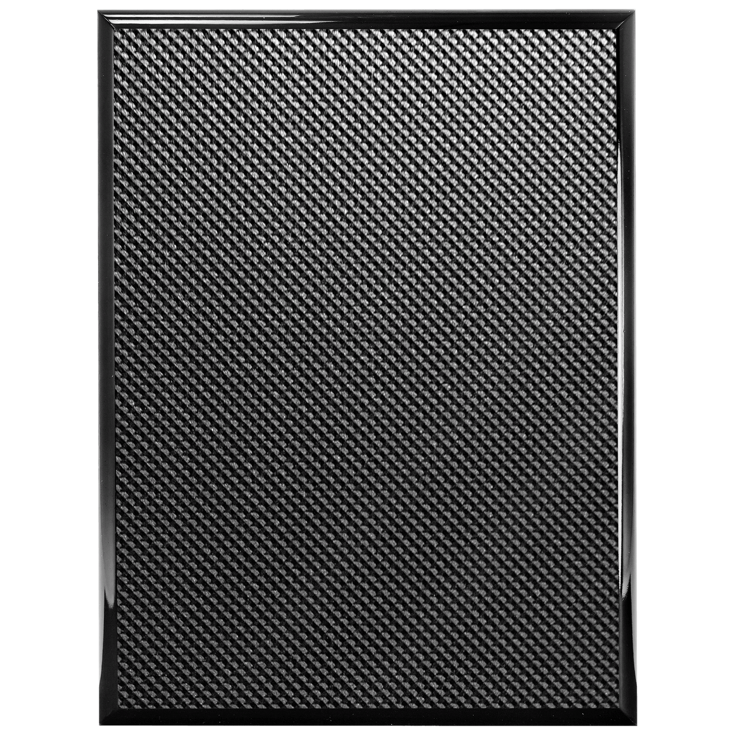 6" x 8" Piano Carbon Fiber Finish Plaque