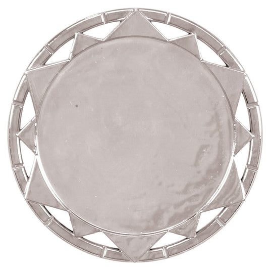 2 5/8" Silver Plaque Mount with 2" Insert Holder