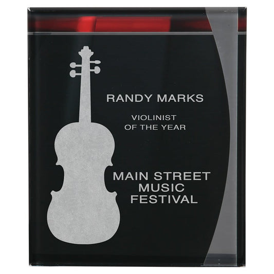 8 3/4" x 11 3/4" Lustre Acrylic Plaque with Hanger