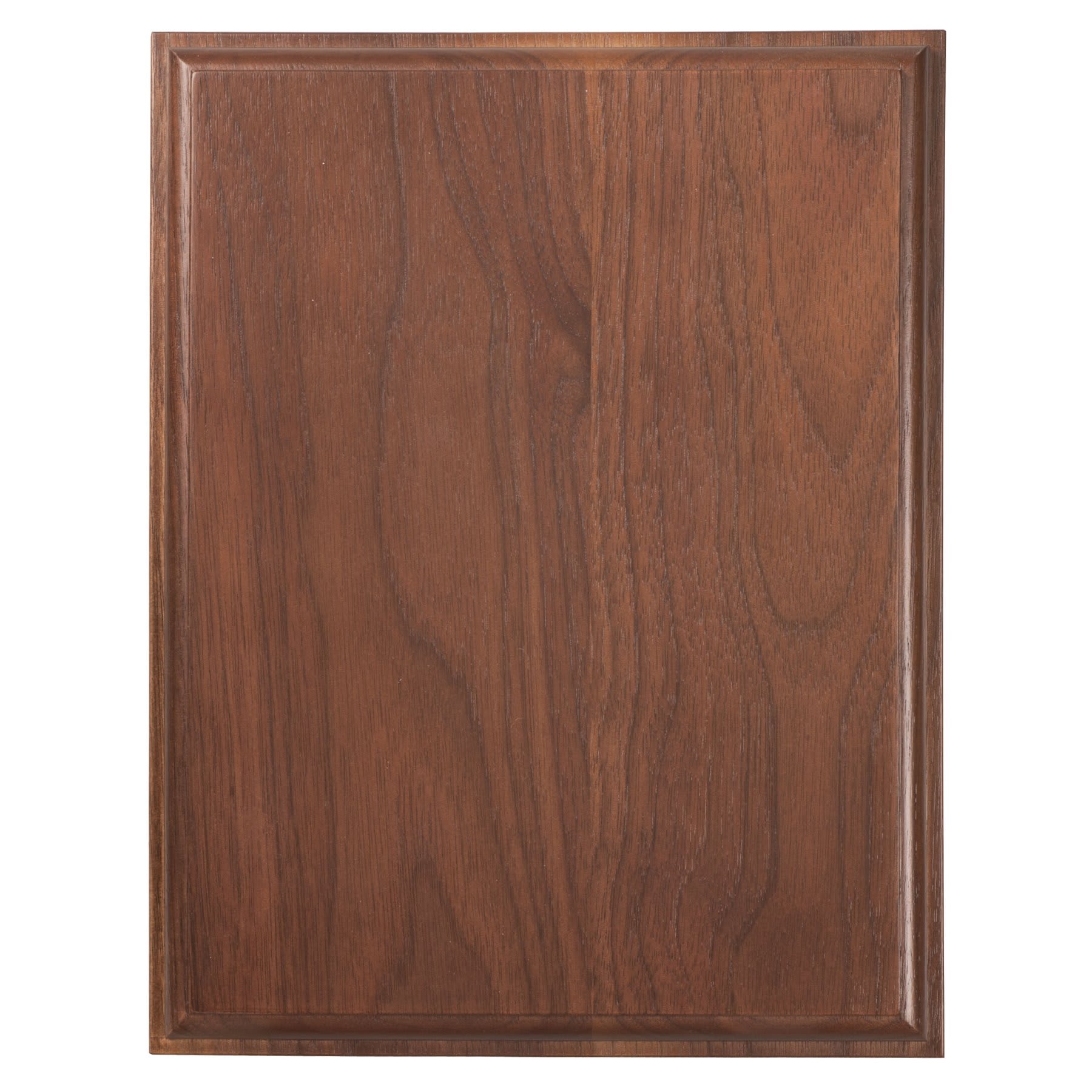 10 1/2" x 13" Premium Walnut Step Edge Plaque