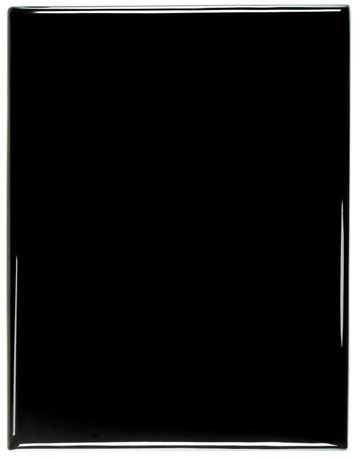 10 1/2" x 13" Black Piano Finish Plaque