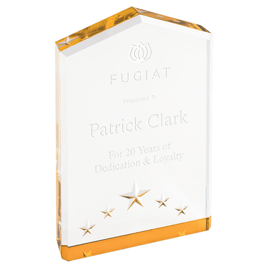 Gold Star Point Acrylic - 6"