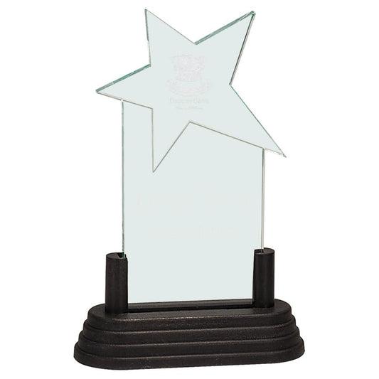 3" x 7" Jade Star Pop-In Acrylic (Base not included)