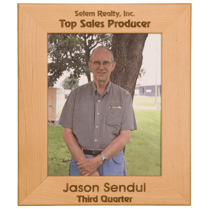 Genuine Red Alder Picture Frame - 8" x 10"