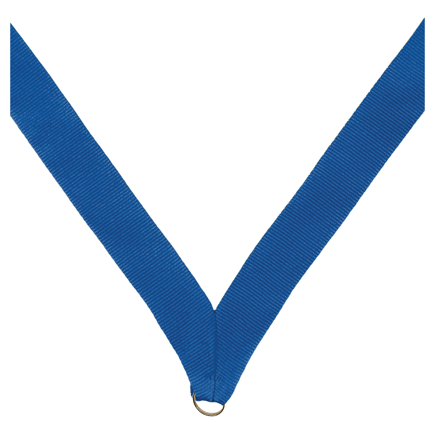 7/8" Blue Neck Ribbon without Snap Clip