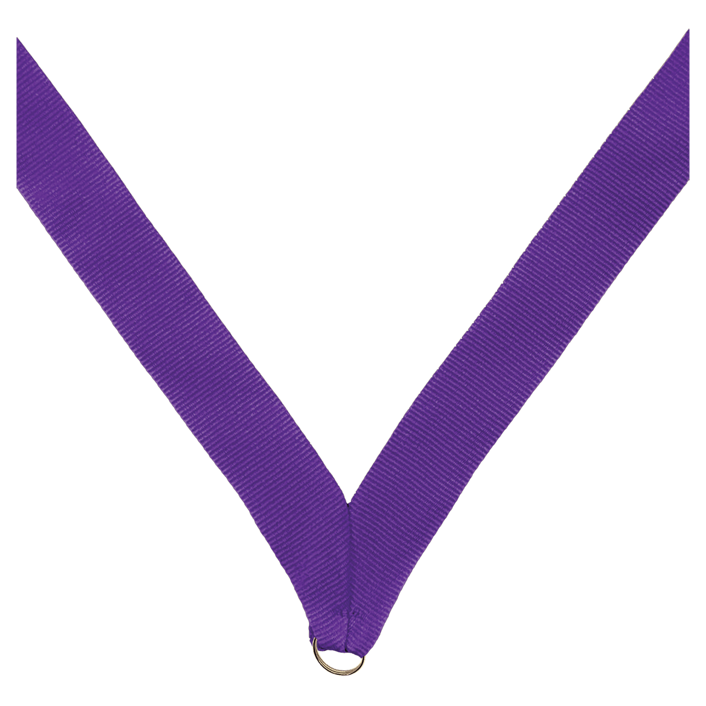 7/8" Purple Neck Ribbon without Snap Clip