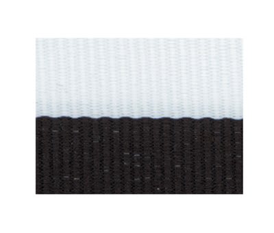 1 1/2" Black/White Neck Ribbon with Snap Clip