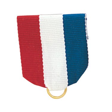 1 3/8" Red/White/Blue Pin Ribbon Drape