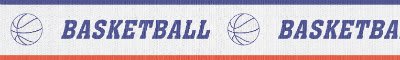1 1/2" Basketball Sport Neck Ribbon with Snap Clip