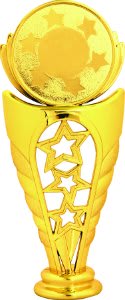 6" 3-Star Ribbon 2" Insert Holder Figure