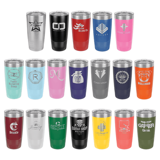 Polar Camel 20 oz. Vacuum Insulated Ringneck Tumbler with Clear Lid