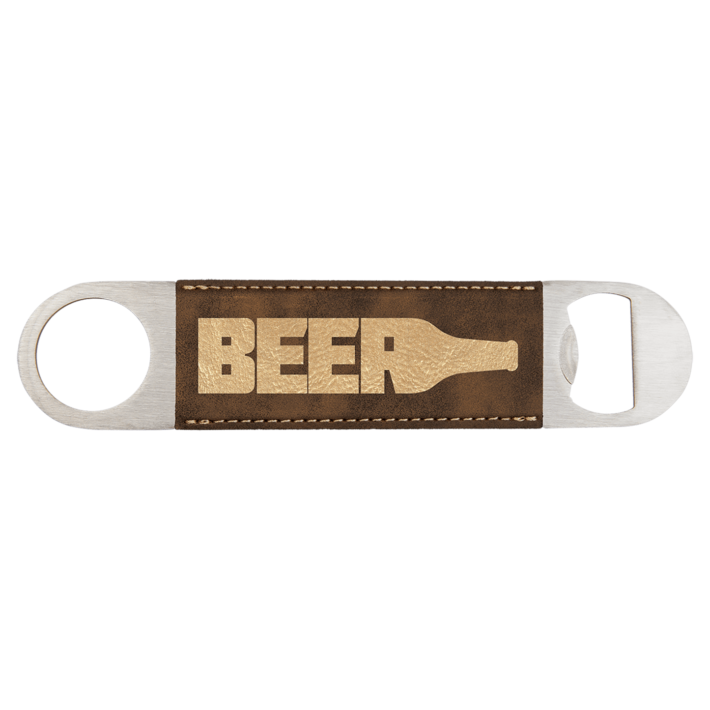 1 1/2" x 7" Leatherette/ Bottle Opener