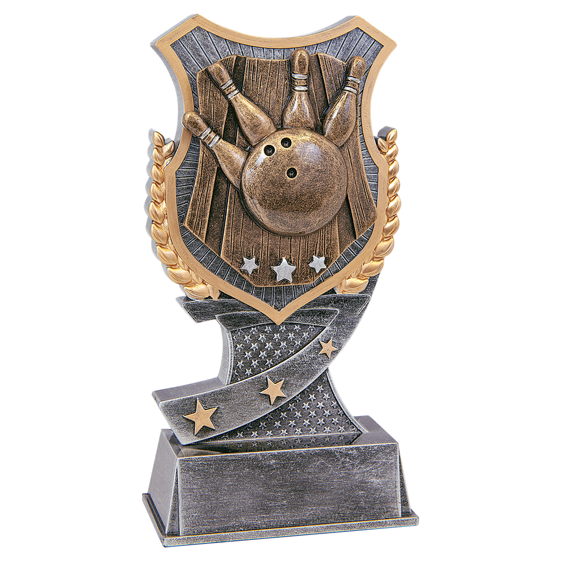 Bowling Shield Award - 6"