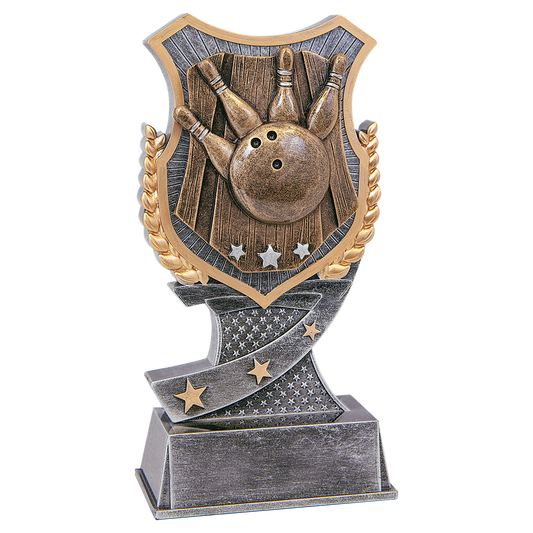Bowling Shield Award - 6"