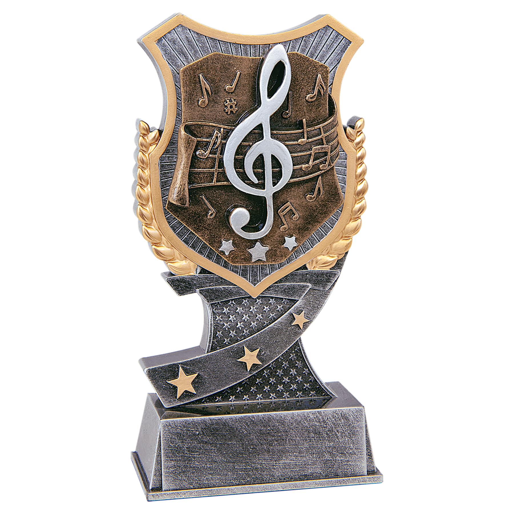 Music Shield Award - 6"