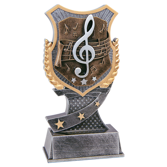 Music Shield Award - 6"