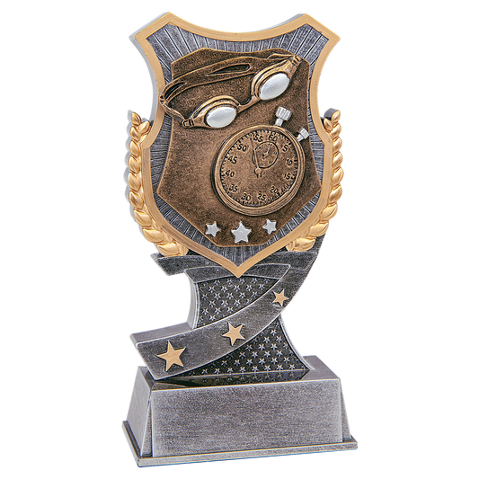 Swimming Shield Award - 6"