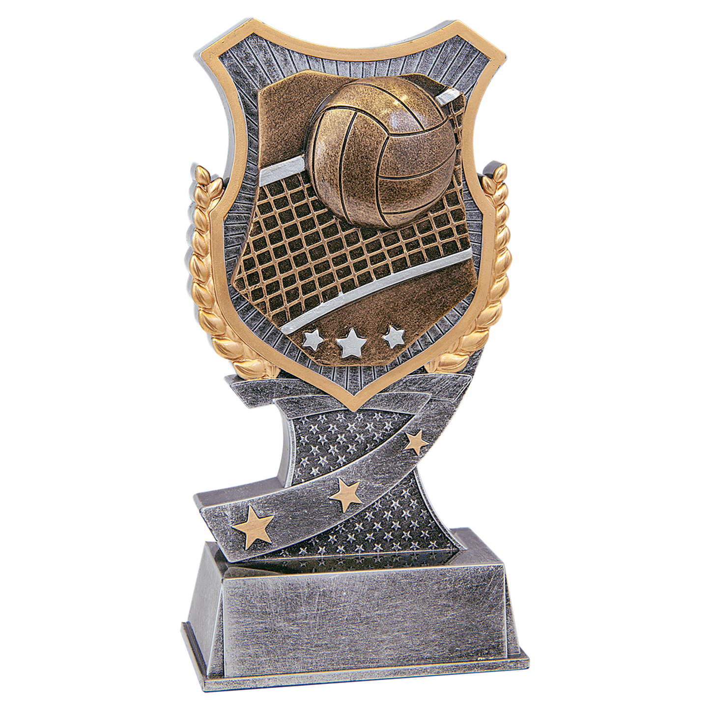 Volleyball Shield Award - 6"
