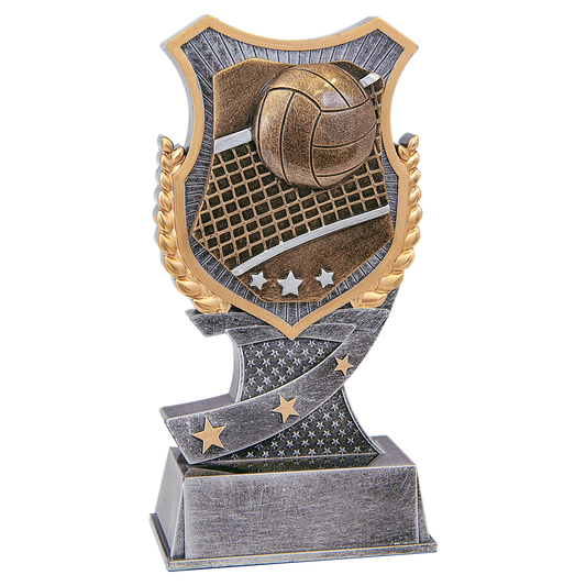 Volleyball Shield Award - 6"