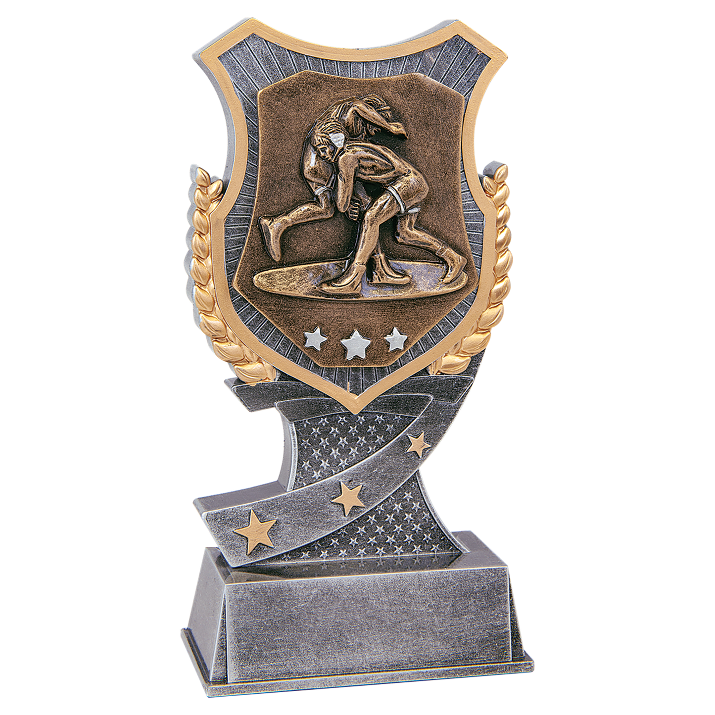 Wrestling Shield Award - 6"